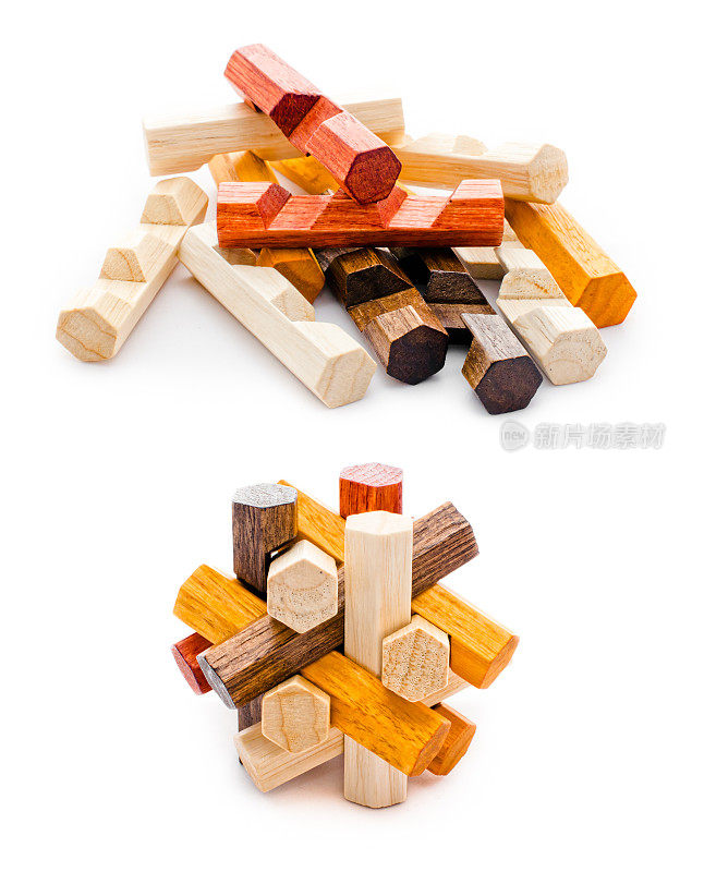 木制几何拼图