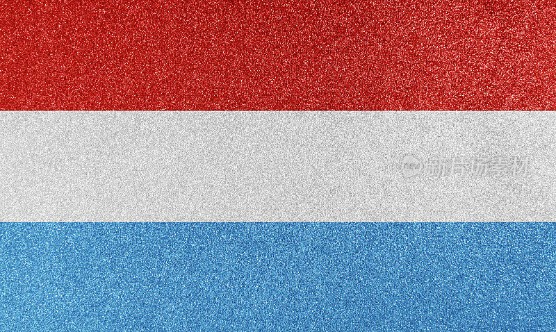 卢森堡国旗闪光纹理