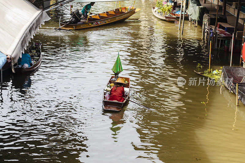 曼谷水上市场游
