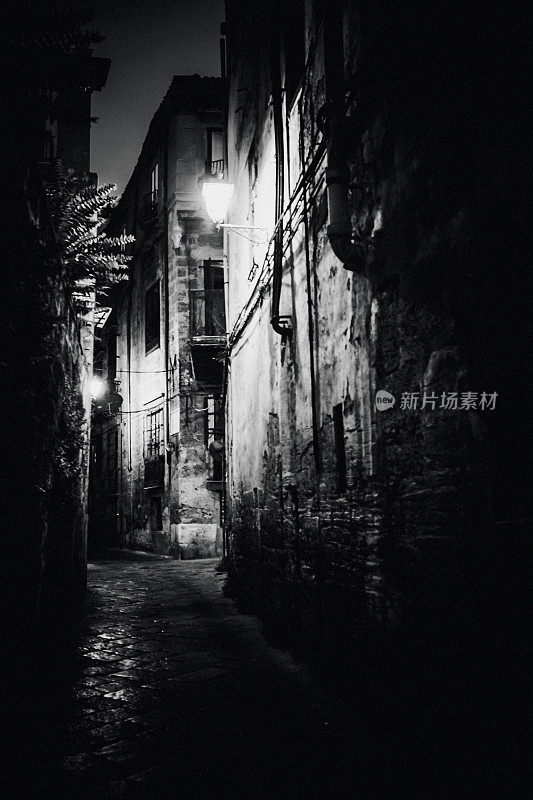 黑暗的小巷-巴勒莫，西西里