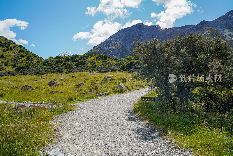 库克山国家公园风景，南岛，新西兰