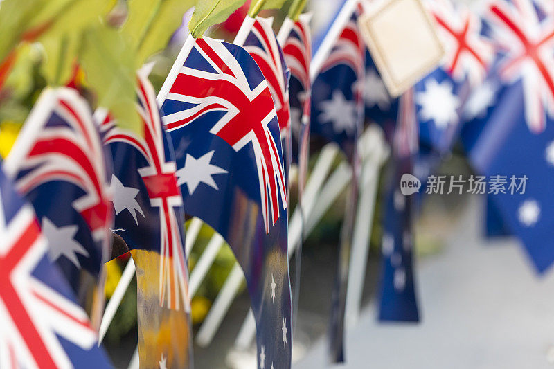 澳新军团日的澳大利亚国旗