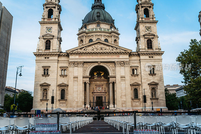 匈牙利布达佩斯的圣斯蒂芬大教堂