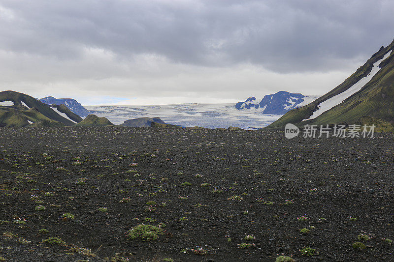 冰岛美丽的火山景观Landmannalaugar山