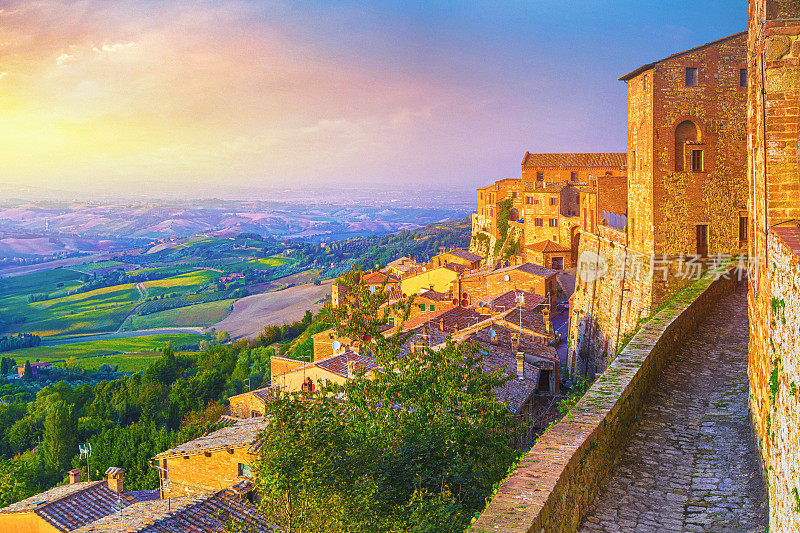 意大利托斯卡纳Montepulciano的风景
