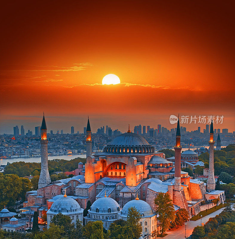 高索菲亚之夜，高索菲亚，希腊，土耳其，伊斯坦布尔，蓝色清真寺，卡米，苏丹艾哈迈德·卡米，苏丹艾哈迈德清真寺，íàûstanbul卡米