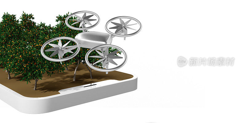 无人机飞行智能农业应用程序