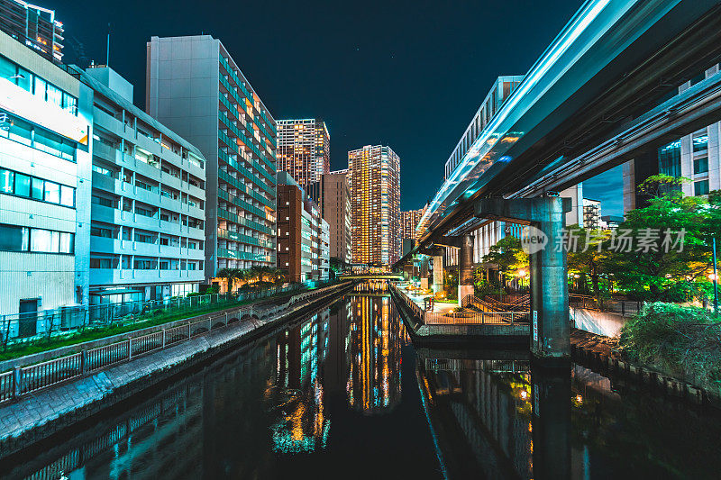 东京柴仓的夜景