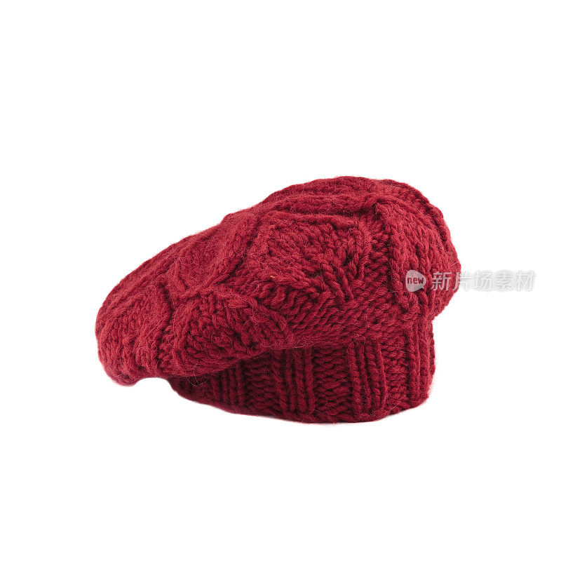 红色法国贝雷帽