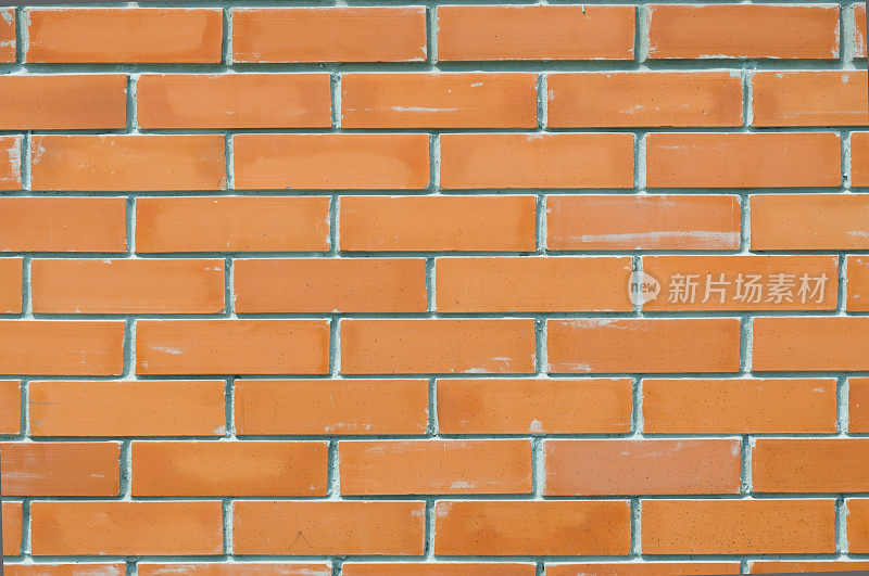 橙色的砖墙