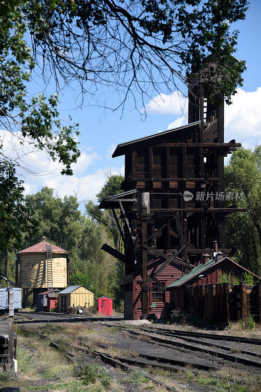 在查马的Cumbres和Toltec风景铁路