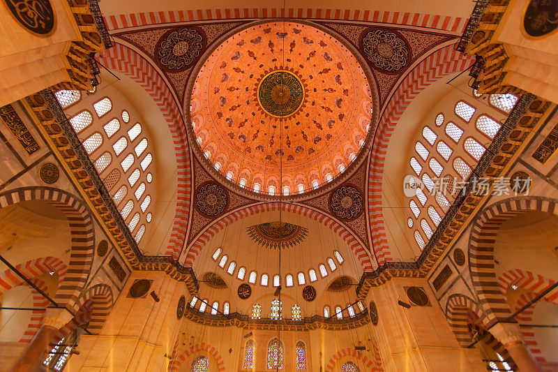 Suleymaniye清真寺内部