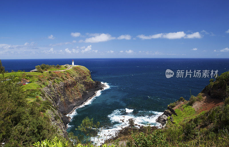 夏威夷考艾岛的基拉韦厄灯塔