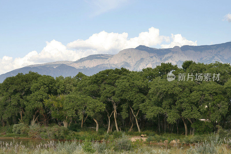 桑迪亚峰和格兰德山谷