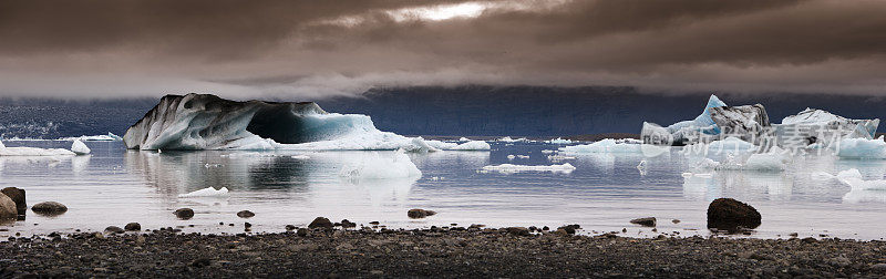 冰河湖，冰岛