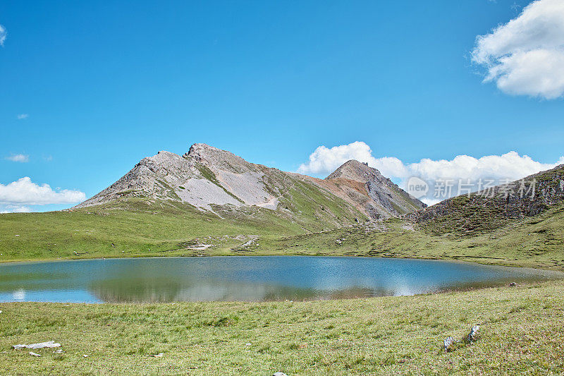 法国格拉斯阿尔卑斯山的高山景观