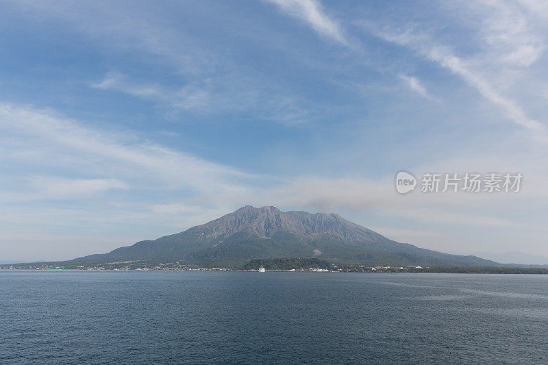 日本九州鹿儿岛的樱岛