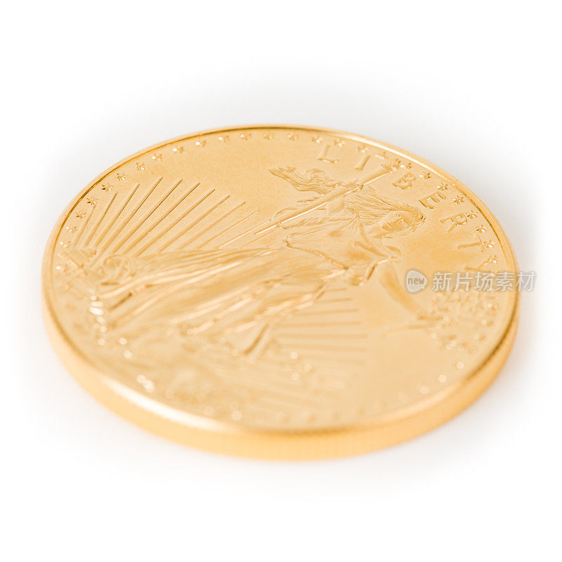 特写单美国鹰1盎司金币