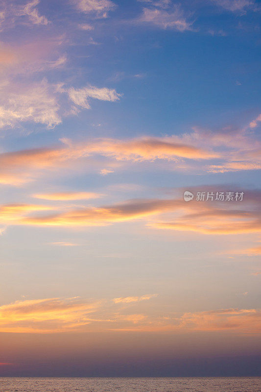 海上日落