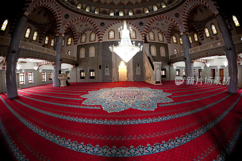 室内的哈利鲁拉清真寺，Sanliurfa