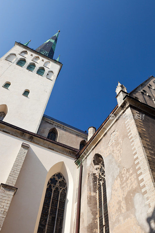 爱沙尼亚塔林的圣奥拉夫教堂