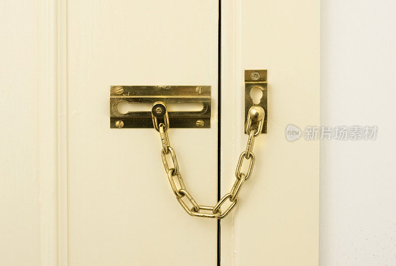 黄铜链条门锁