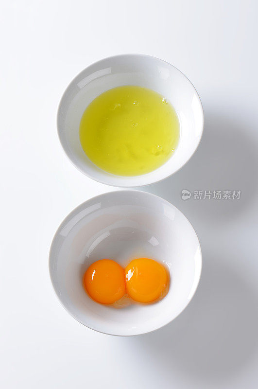 蛋黄和蛋白