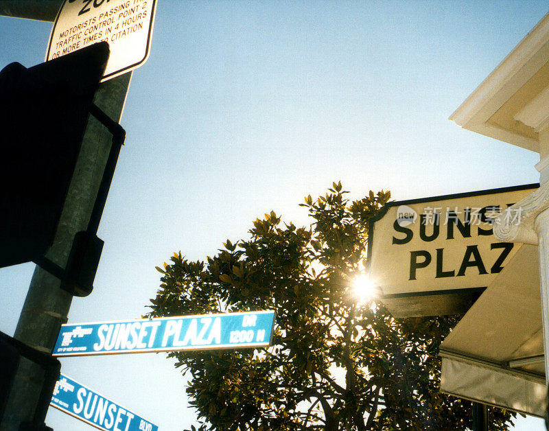 日落广场，日落大道，西好莱坞，加利福尼亚州