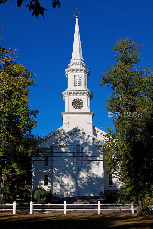 第一公理教会法尔茅斯，科德角，马萨诸塞州，美国。
