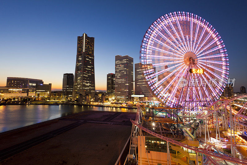 日本横滨码头,