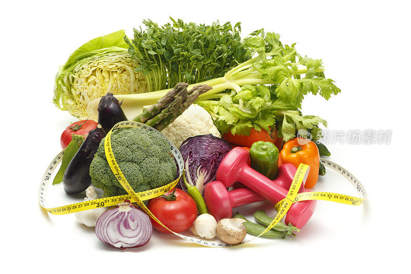 健康的蔬菜(节食概念)