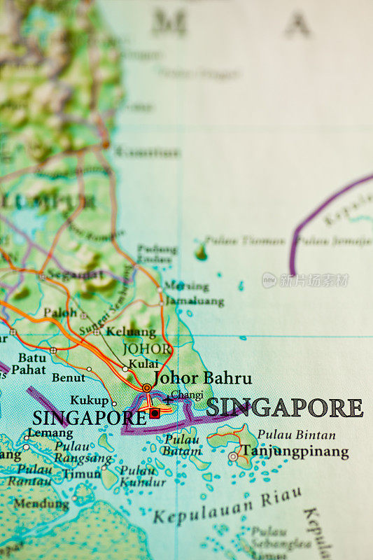 新加坡共和国地图