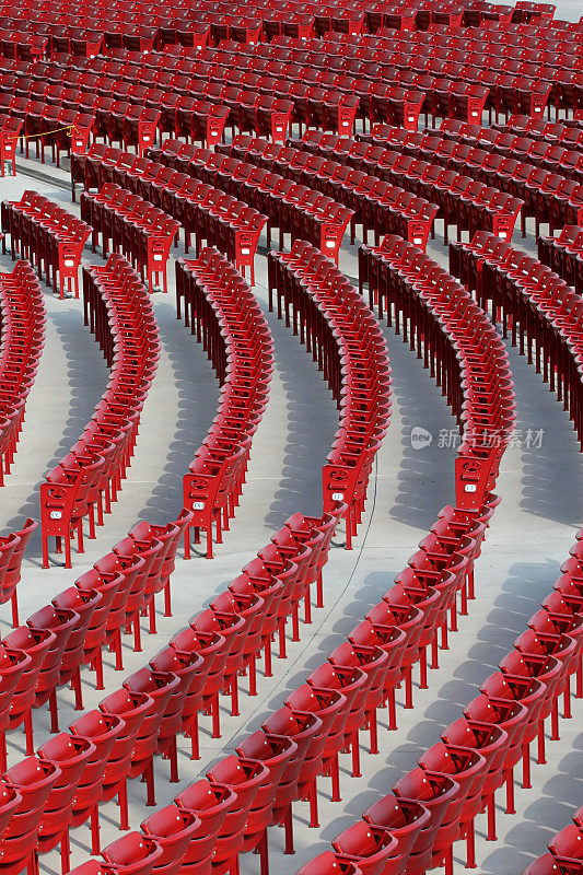 芝加哥的红色音乐会座位