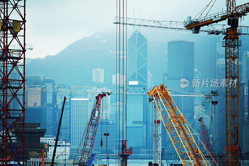 香港的建筑工地