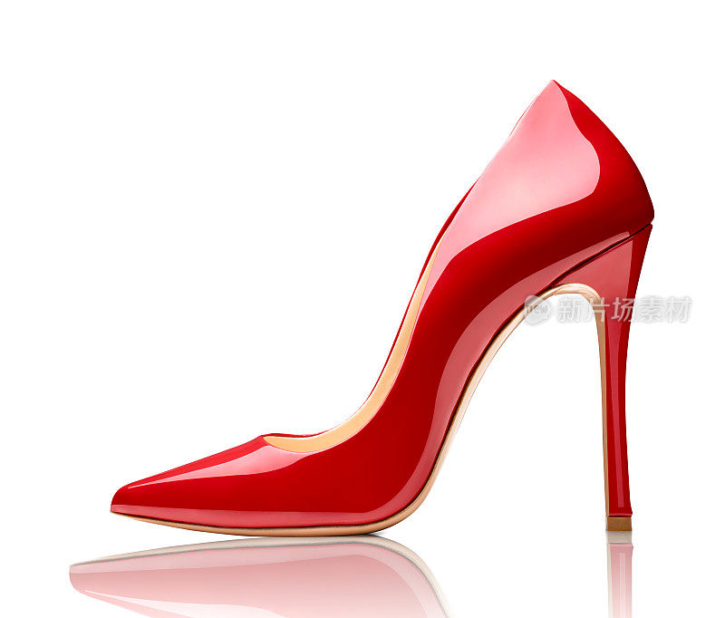 红色高跟鞋鞋时尚女性风格