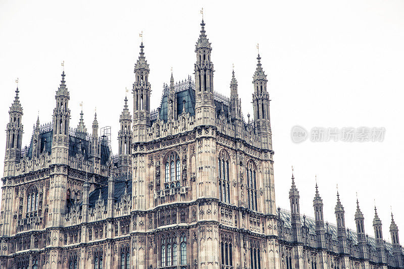 伦敦威斯敏斯特宫或议会大厦
