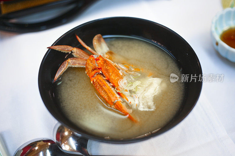 蟹味噌汤