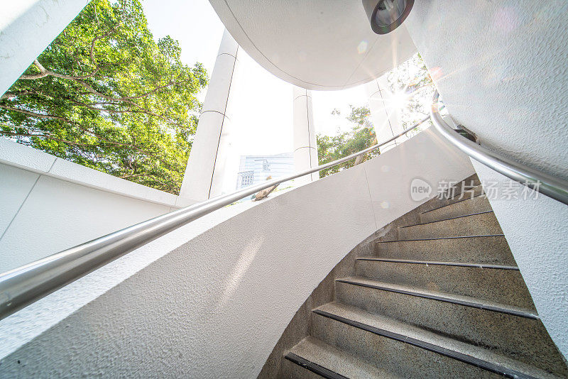 香港公园的大理石楼梯