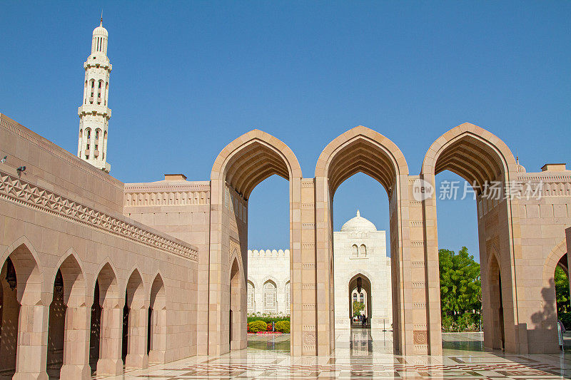 阿曼马斯喀特的苏丹卡布斯大清真寺