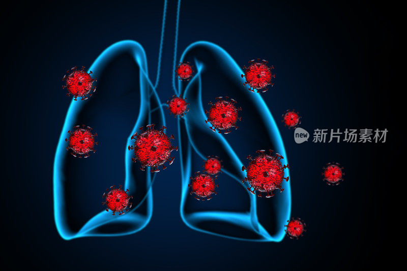 冠状病毒对肺部