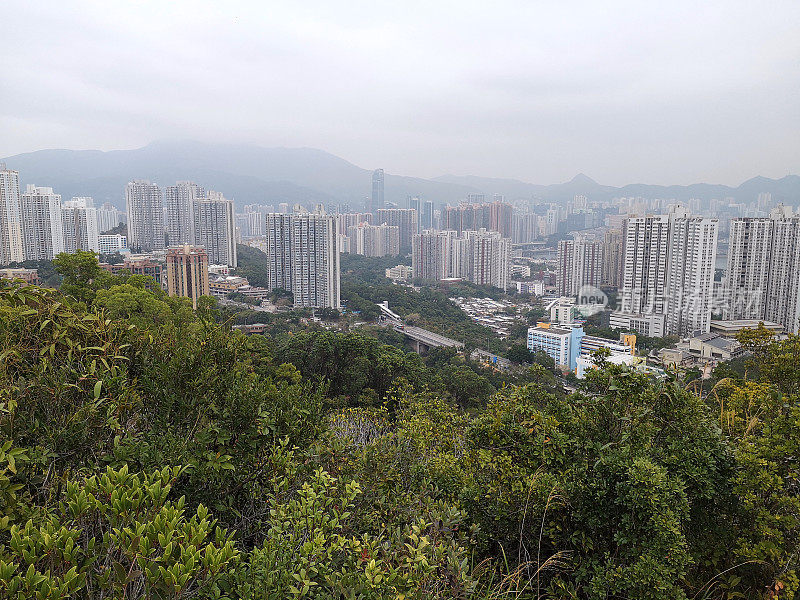 香港新界荃湾全景