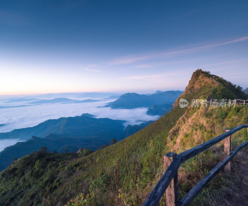 清莱和清迈自然景观，泰国北部日出美景