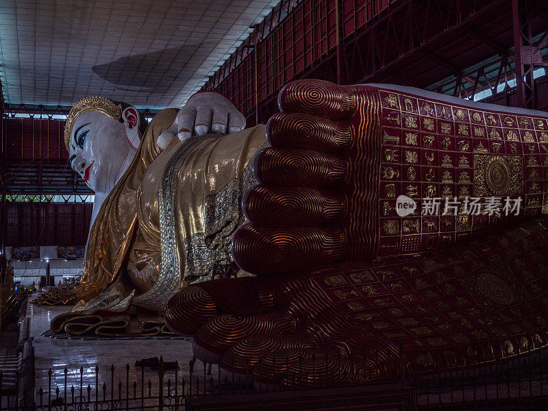 卧佛寺，仰光，缅甸