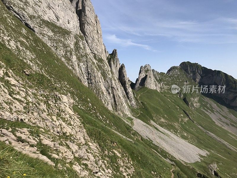 阿彭策勒兰州壮观的山景