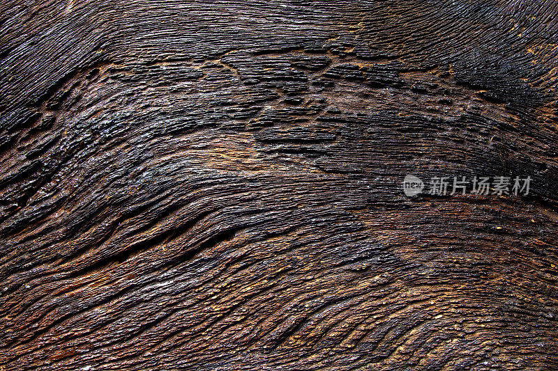 质朴的木材背景-木材纹理-俯视图