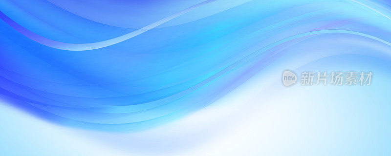 装饰抽象易碎性蓝色阴影波浪背景。