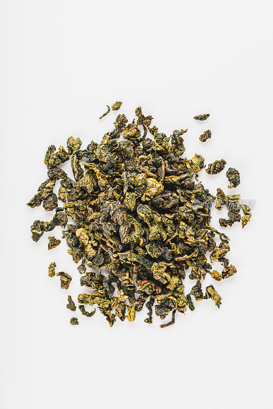 中国青色铁观音乌龙茶。茶壶里的热绿茶