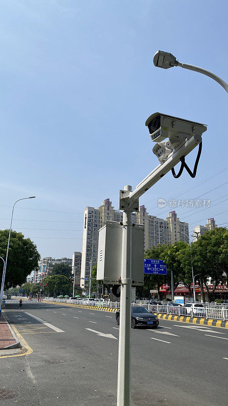 城市安全系统，监控摄像头