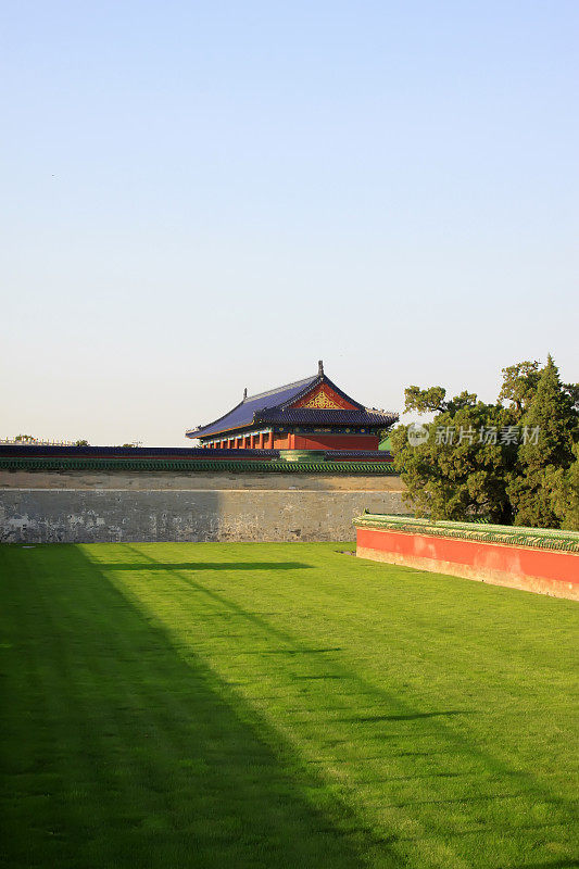 北京天坛公园建设