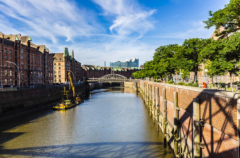 汉堡的specicherstadt